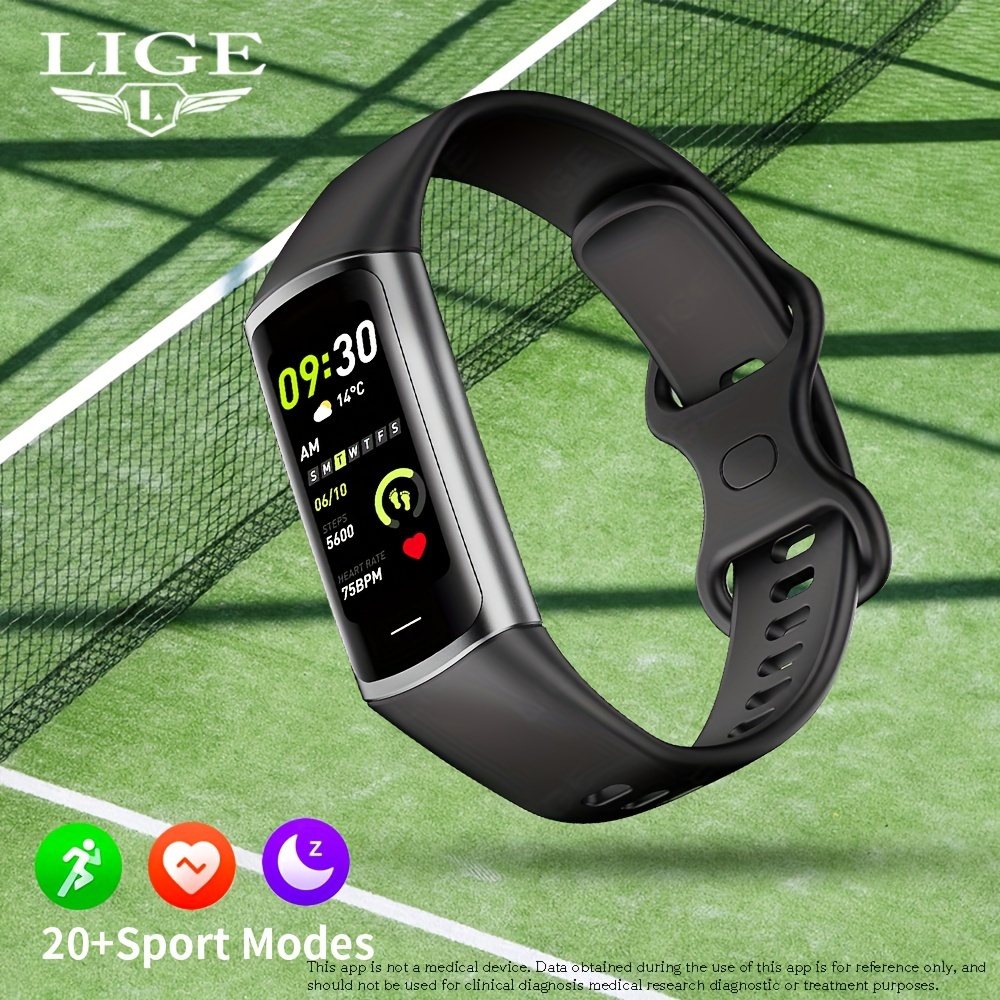 Smartwatch Para Hombre Reloj Inteligente Deportivo negro cuadrado