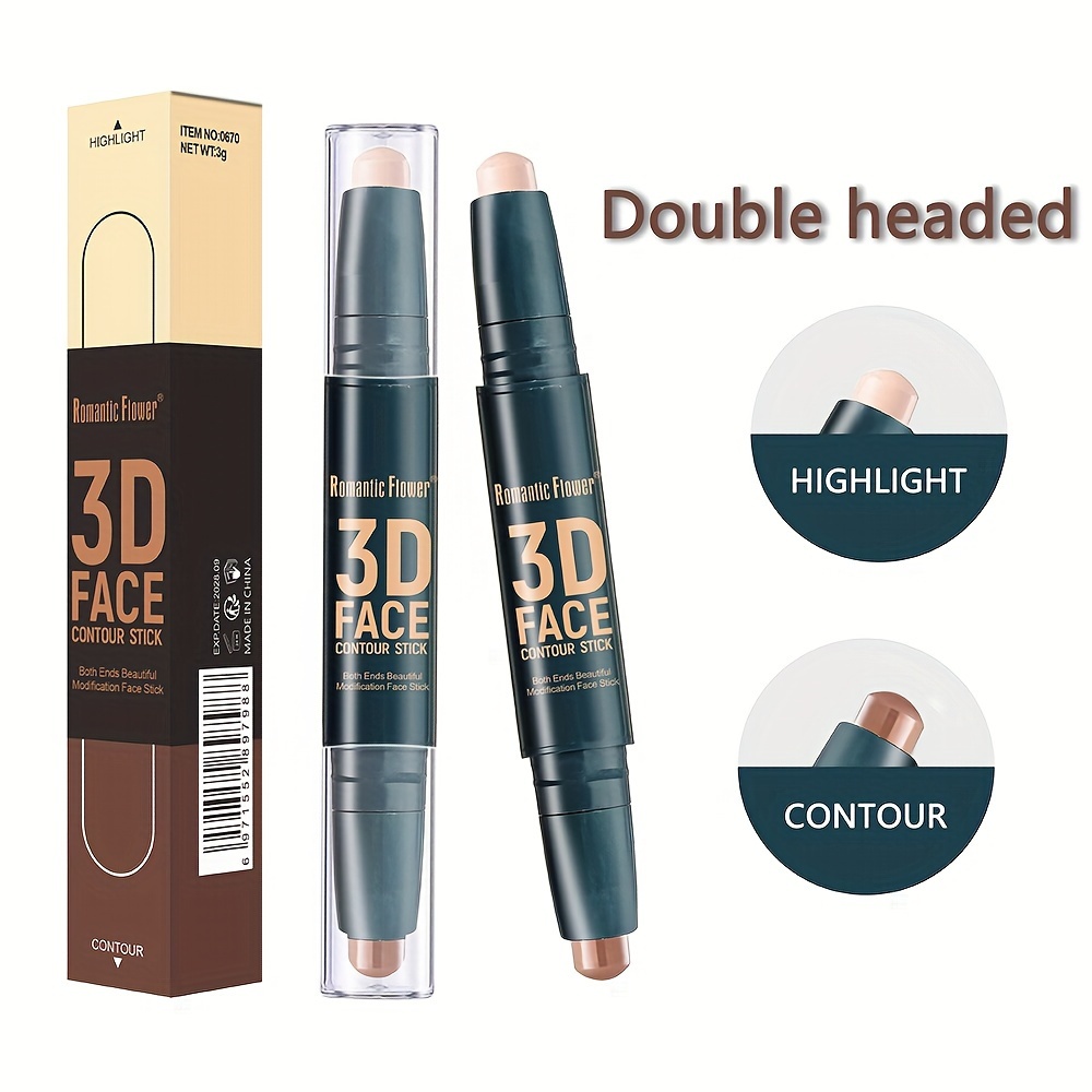 Double End Concealer Stick Highlighter Stick Corrector - Temu