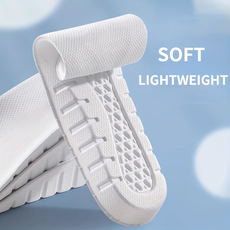 1Pair Invisible Heightening Breathable Comfortable Insoles For Women & Men