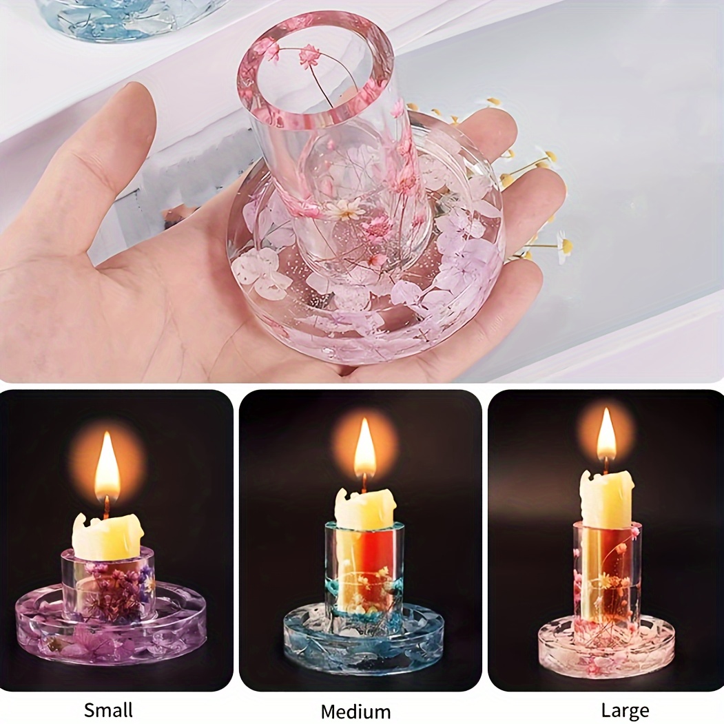 3 Size Tealight Candle Holder Resin Molds,diy Tea Light Candle Holder  Silicone Molds for Resin Epoxy Molds Silicone 