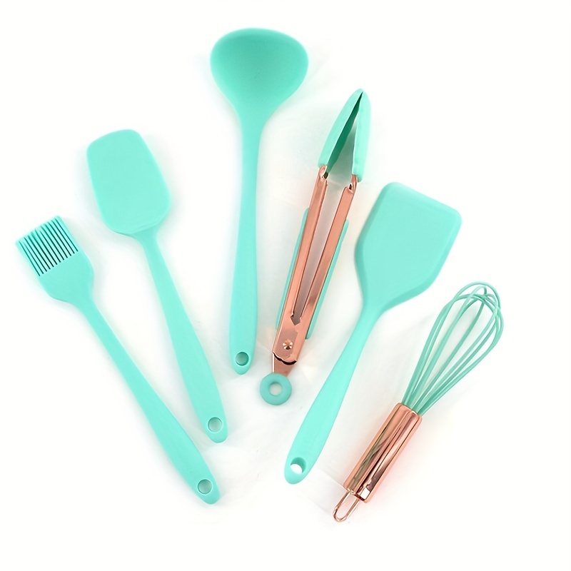 Non-stick Silicone Kitchen Utensil Set - Includes Slotted Spatula, Cooking  Soup Spoon, Colander Spoon, Whisk, Pasta Spoon, Tongs, Oil Brush, Cream  Spetula, And More - Perfect For Easy And Healthy Cooking - Temu