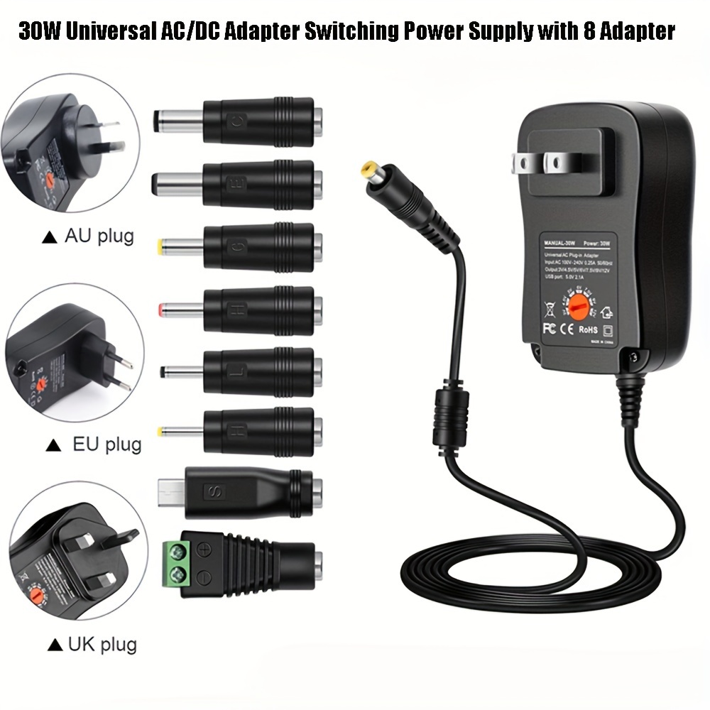 Adaptateur d'alimentation universel 30 W