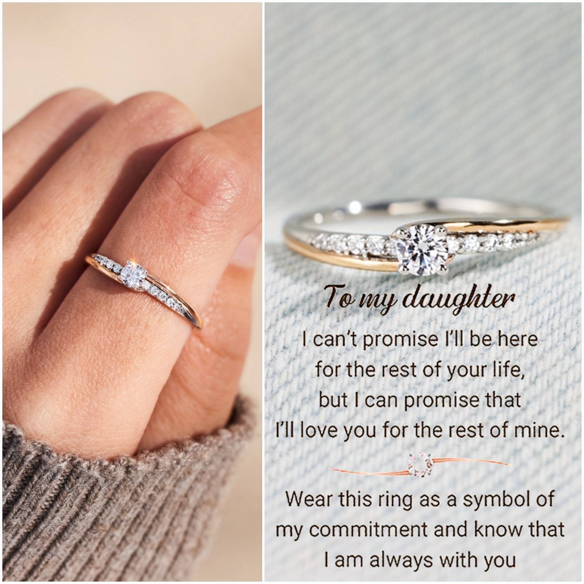 Promise ring for my daughter discount