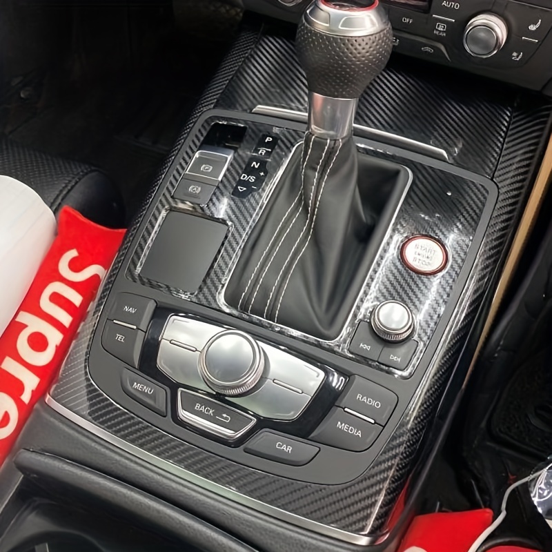 Car Engine Start Stop Button Sticker Carbon Fiber Cover For - Temu