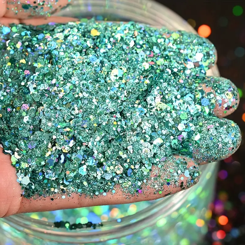 Holographic Chunky Glitter Sequins nail Glitter Flakes For - Temu
