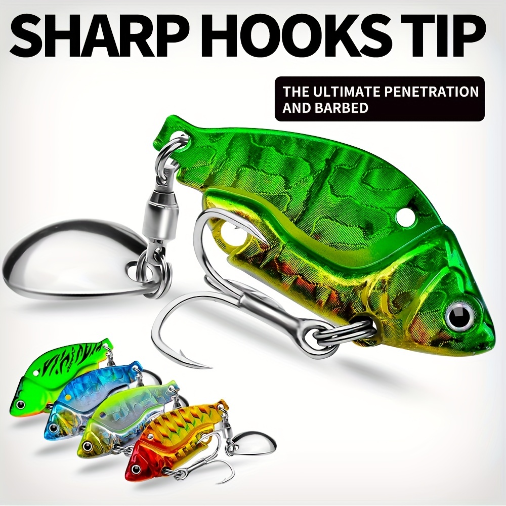 Fishing Lures Metal Vib Bait Rotating Sequins Long distance - Temu