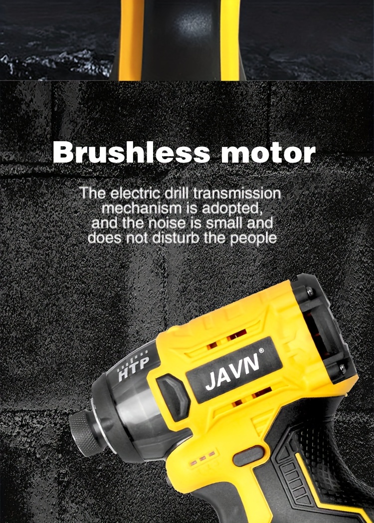 Javn 16v Electric Mini Drill Screwdriver 160n.m Impact - Temu