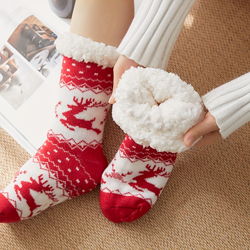 Zapatillas de Navidad, Zapatillas rojas, Zapatillas de mujer, Zapatillas de  punto con pompones, Zapatos de casa, Calcetines de zapatillas, Accesorios  de invierno, Día de San Valentín -  México