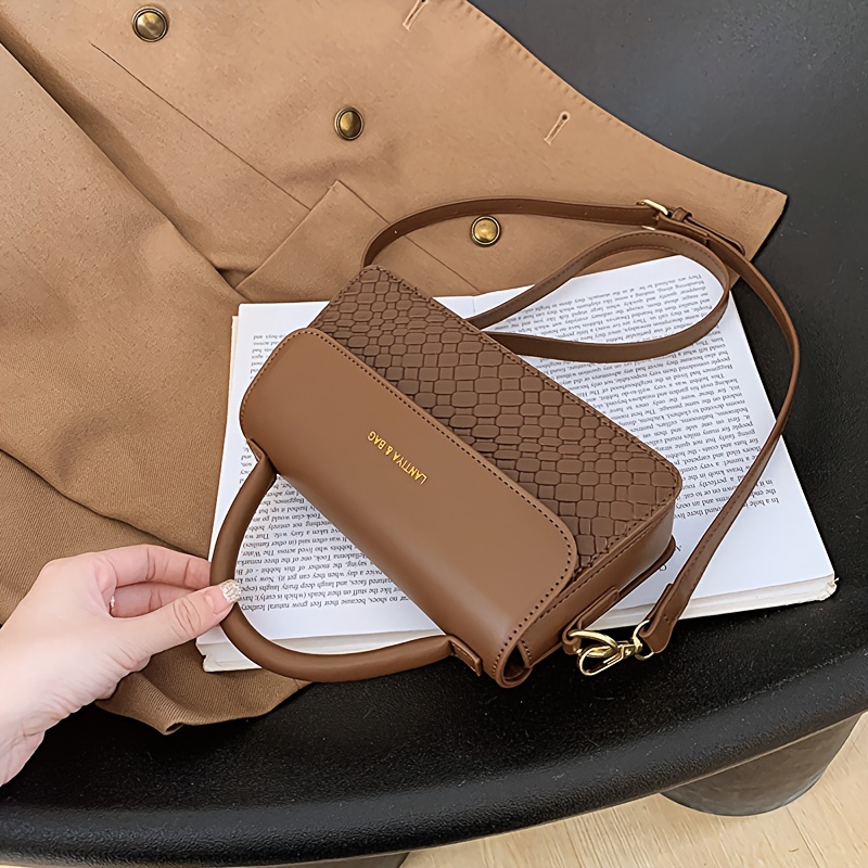 Fashion Pu Crossbody Bag Trendy Shoulder Bag Women s Casual Temu