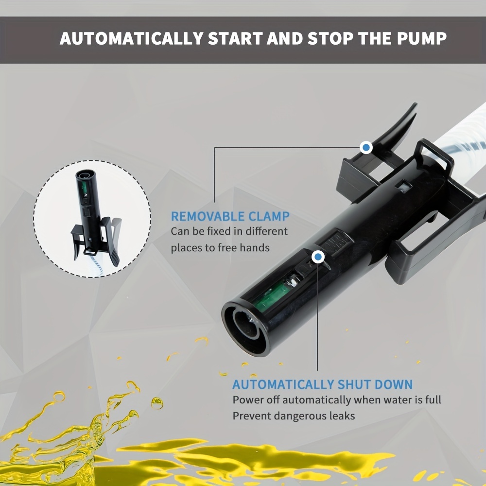 S l winyer Fuel Transfer Pump Clamp Portable Liquid Pump - Temu
