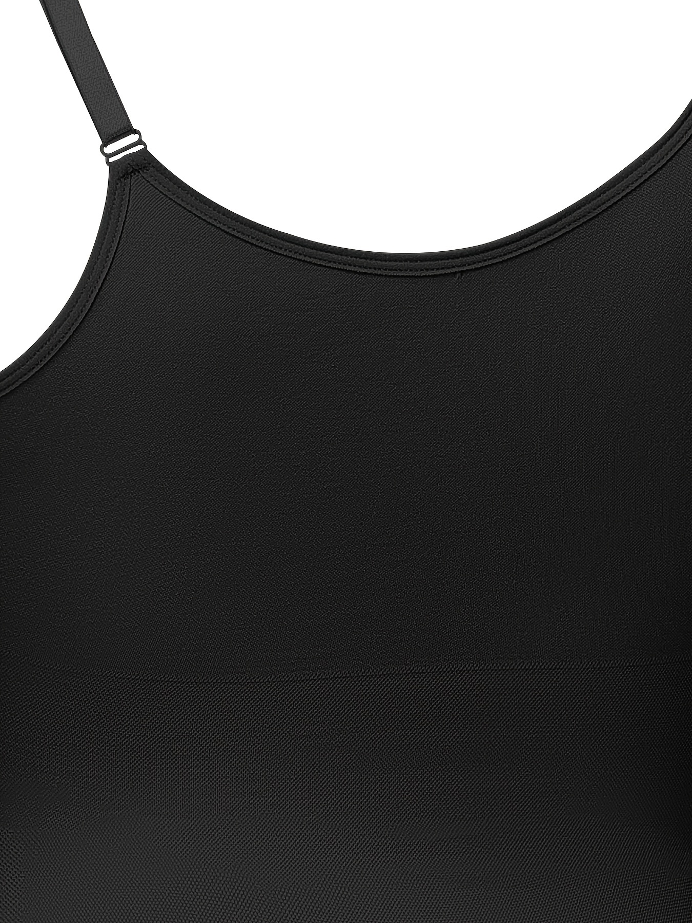 Plus Size Simple Shapewear Bodysuit, Women's Plus Solid Tummy Control Butt Lifter Thigh Slimmer Full Body Shaper