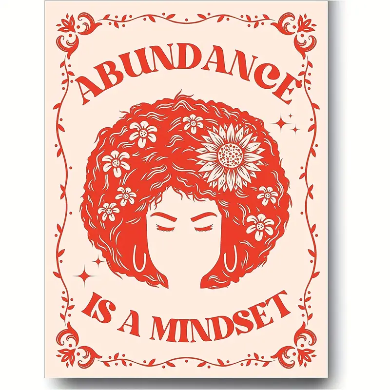 Canvas Poster Retro Art Red Wall Art Poster For Girls Room - Temu