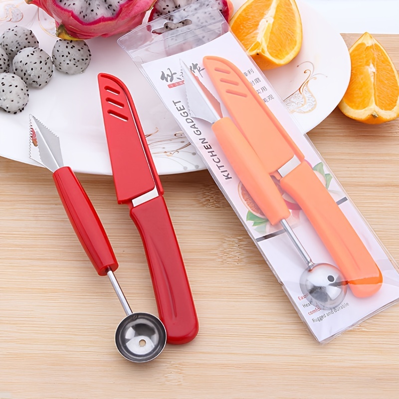 Forged Fruit Knife With Feather Case Stainless Steel Fruit - Temu