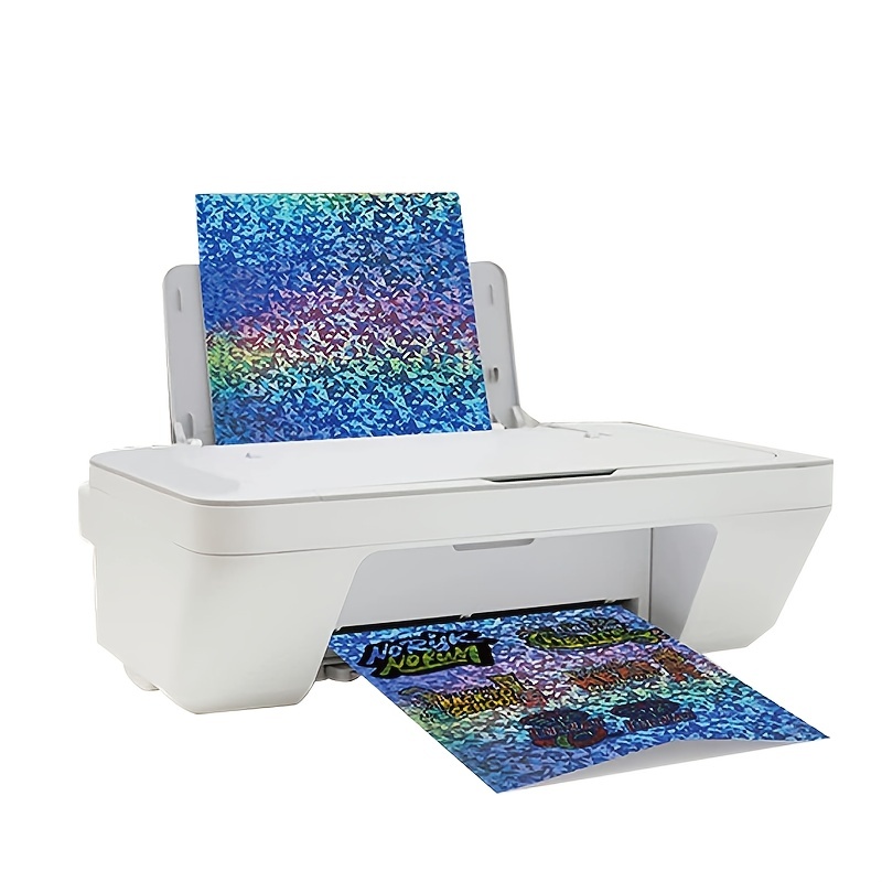 Holographic Sticker Paper For Inkjet Laser Printer Printable - Temu