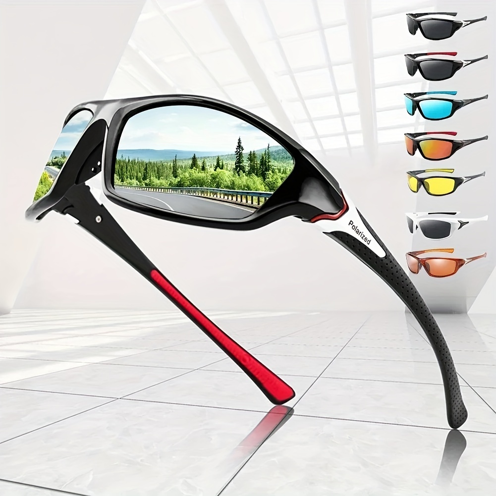 

Sports Wrap Around For Women Men Mirrored Fashion Outdoor Sun Shades For Cycling Fishing Travel Fashion Glasses