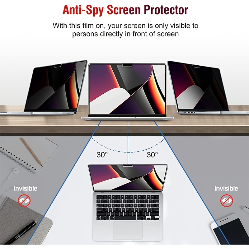Privacy Screen Film Magnetic Detachable Protective Film Anti - Temu
