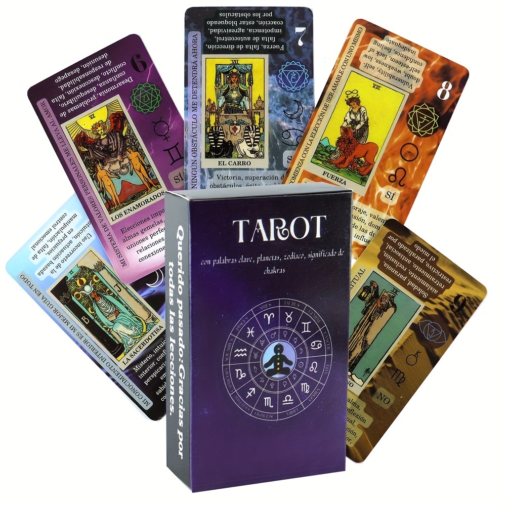 Carta Tarot Principiantes Palabras Clave Baraja Tarot - Temu