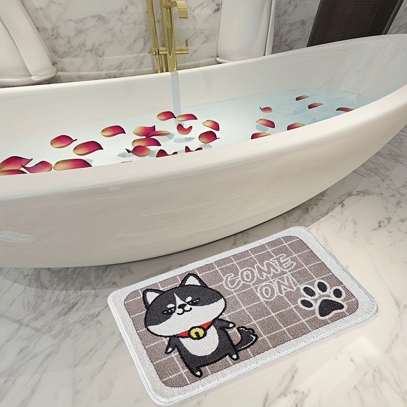 Luxury Quick Dry Bathroom Mats Absorbent Diatom Mud Rubber Bath Mat  Anti-Slip Shower Room Mat Toilet Rug Carpet Entrance Doormat - AliExpress