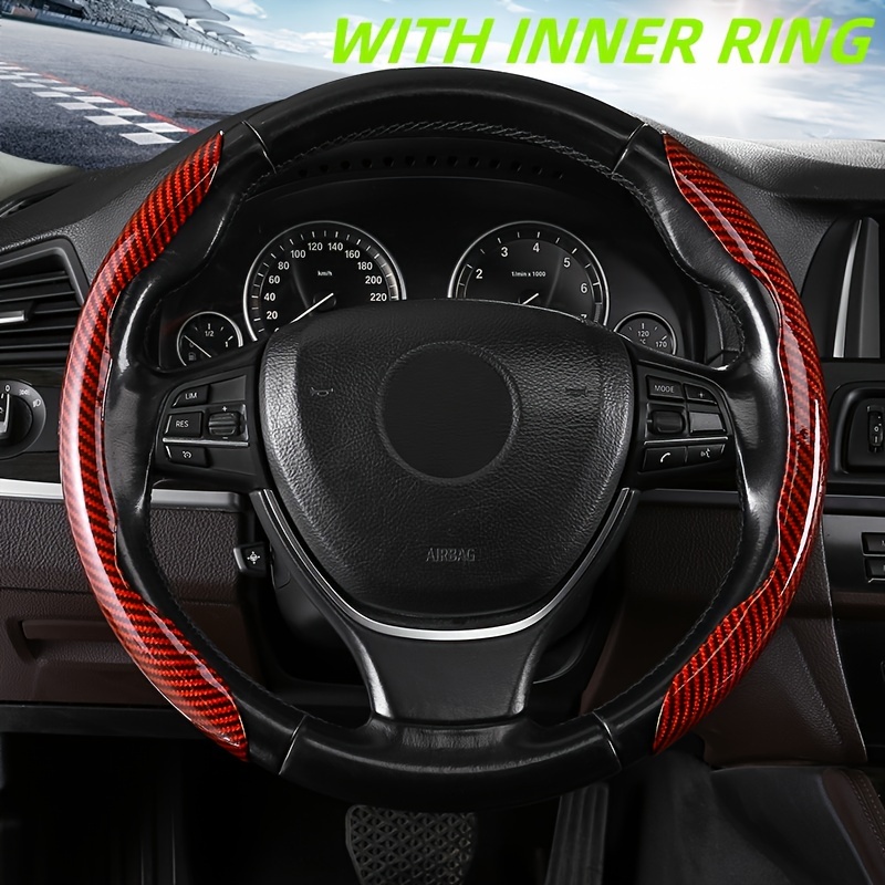 Upgrade Car's Look Comfort Instantly: Carbon Fiber Steering - Temu Germany