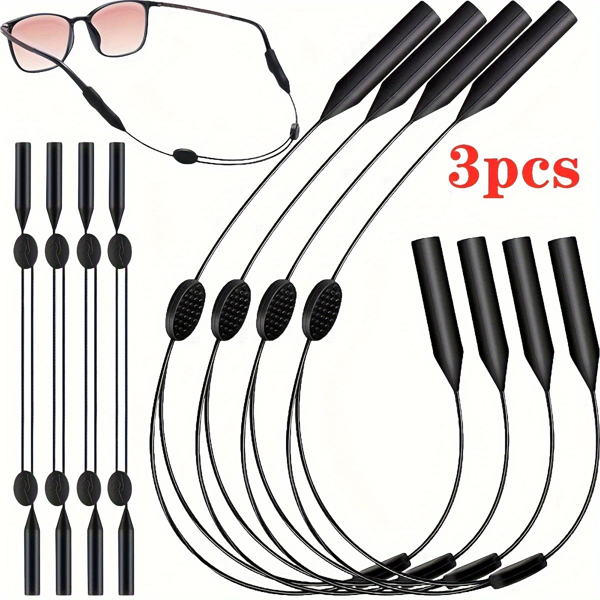 1pc Glasses Lanyard Band Neck Cord Sunglasses Chain Strap Sports