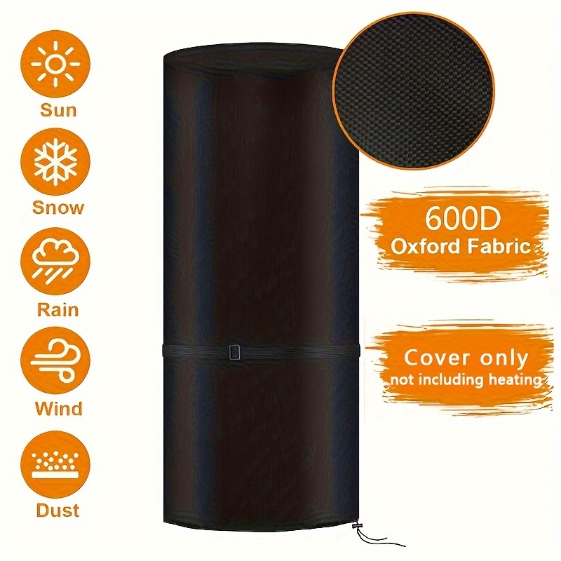 1pc Wall Mounted Terrace Heater Cover, Electric Heater Cover 420D Oxford  Cloth Surface Waterproof And Dustproof Infrared Heater Cover (this Link Does