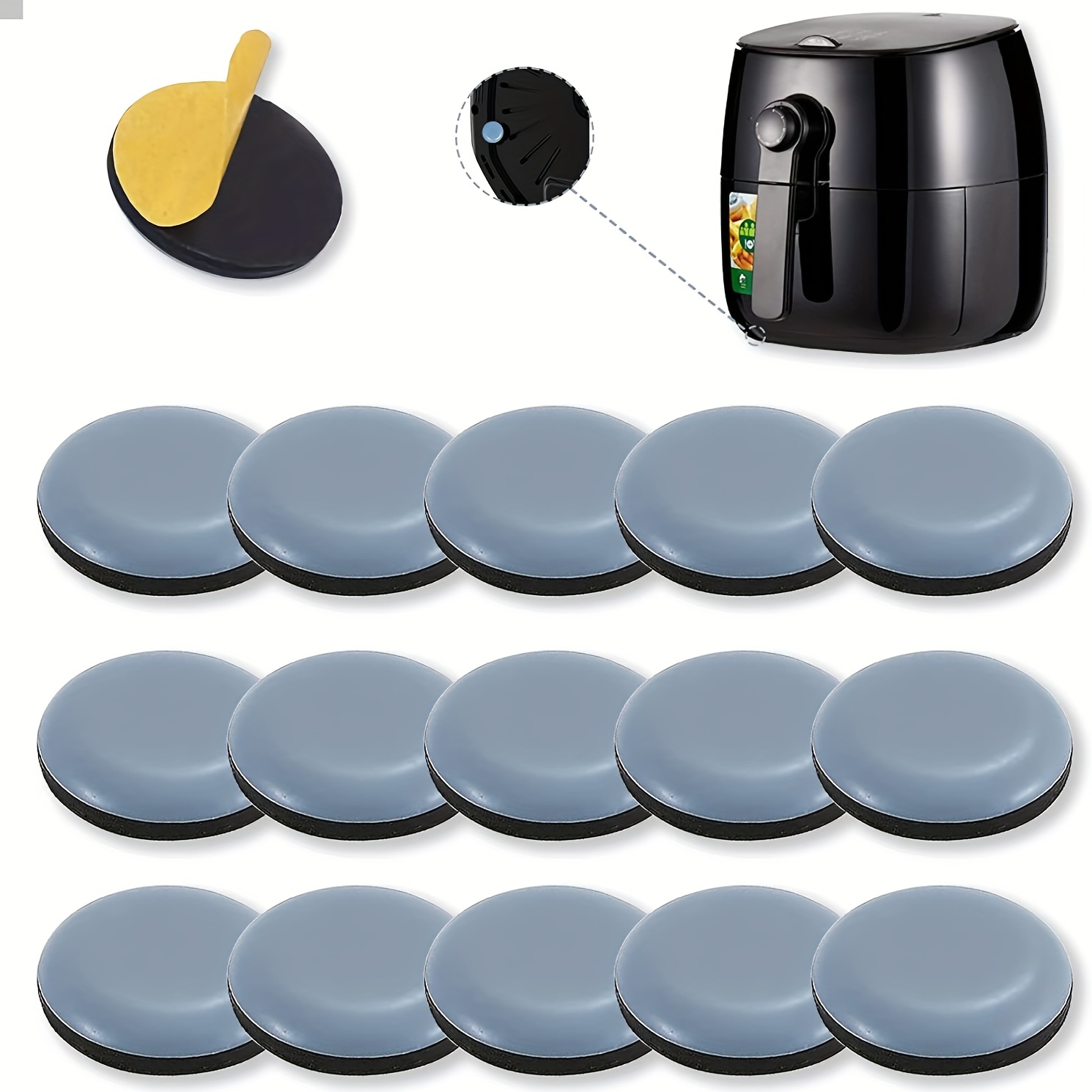 Space-saving Kitchen Appliance Sliders - Self-adhesive For Coffee