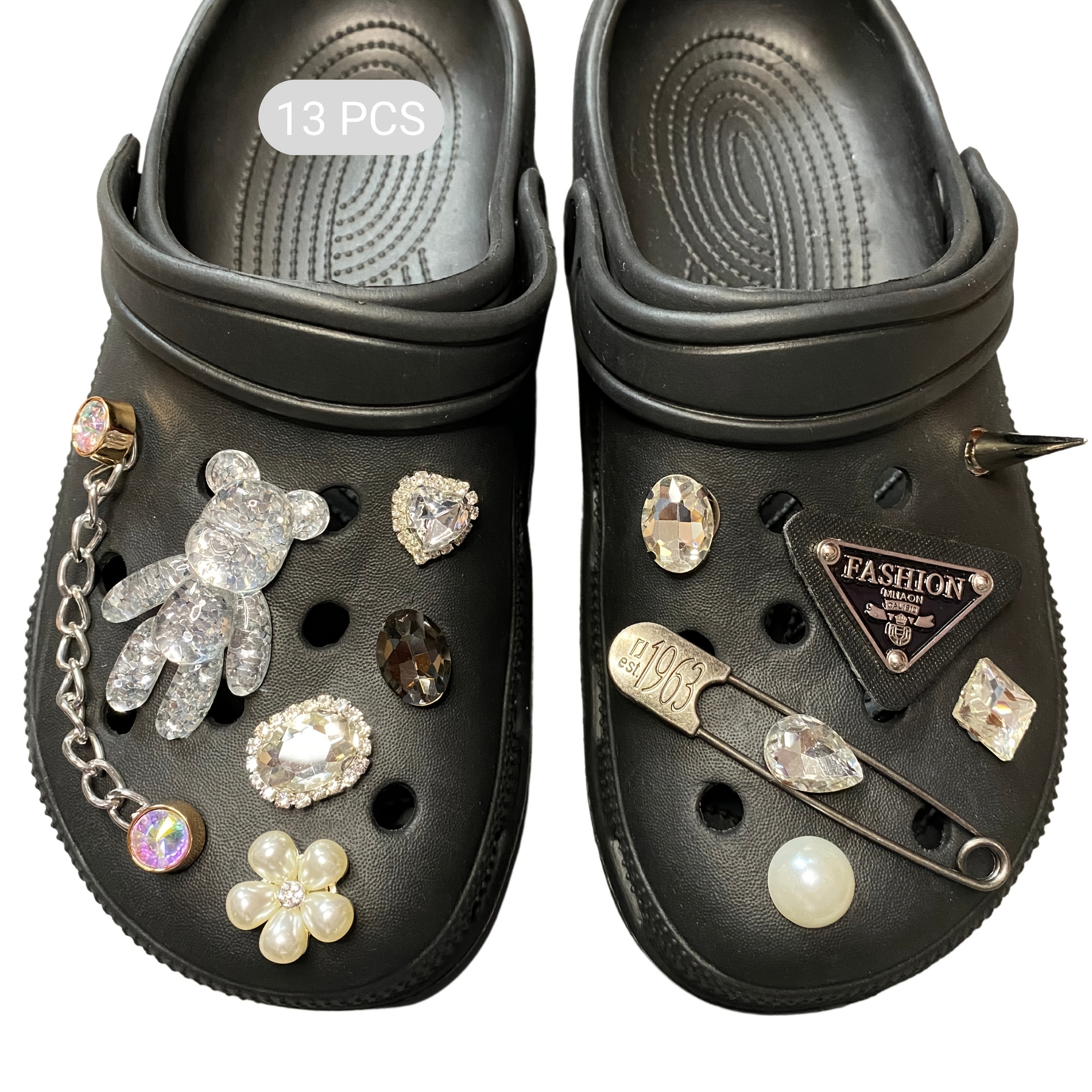 Bling Punk Croc Charms For Girls Women Cute Shoe Charms Shoe Accessories  Decoration Charms For Clog Slippers - Temu Malaysia