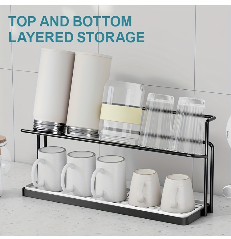 Égouttoir Couverts, Plateau Avec Drainage, Égouttoir Plateau Rectangulaire En Plastique (31 X 17