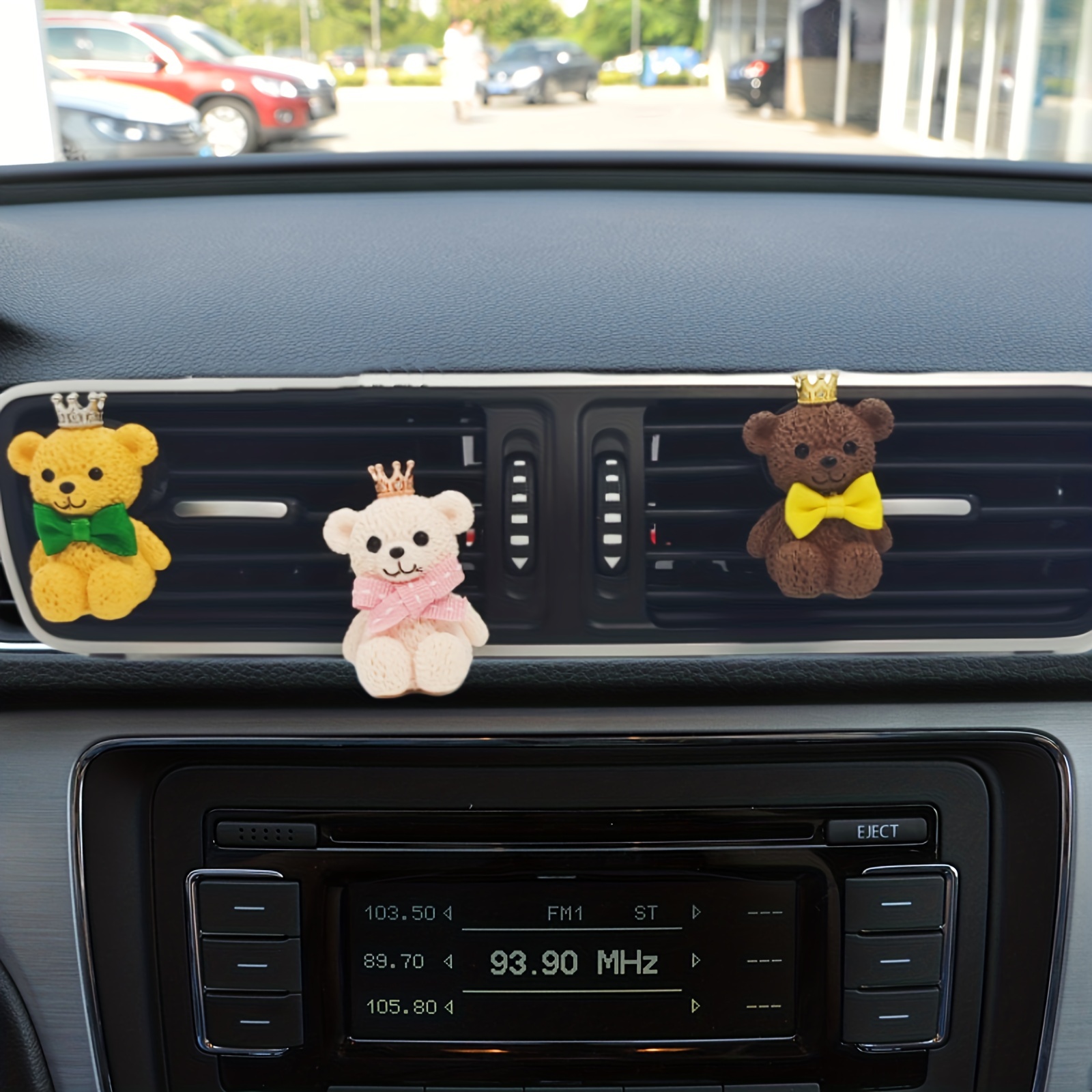 Car Cute Plush Air Outlet Clip Panda Doll Decoration Car Aromatherapy  Freshener