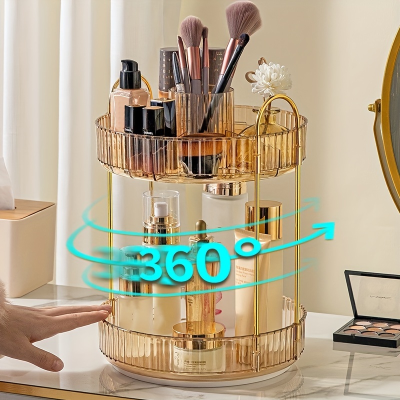 360° Rotating Makeup Storage Box Detachable Storage Box - Temu