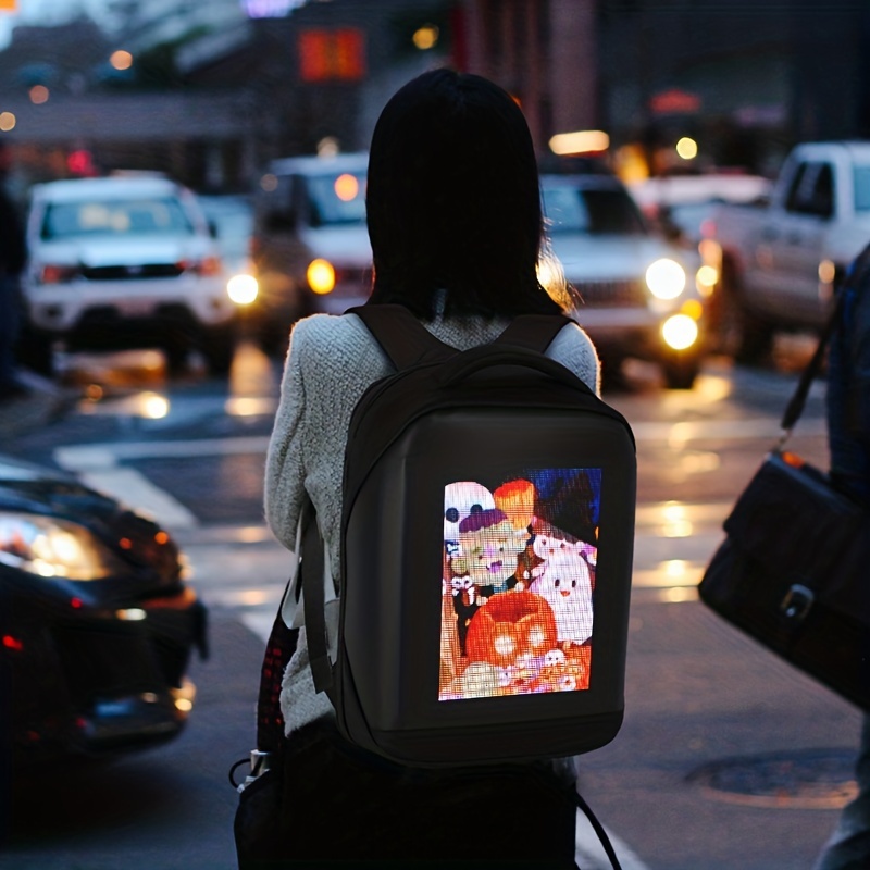 Mochila Viaje Led Impermeable Hombres Mujeres Bolsa - Temu Mexico