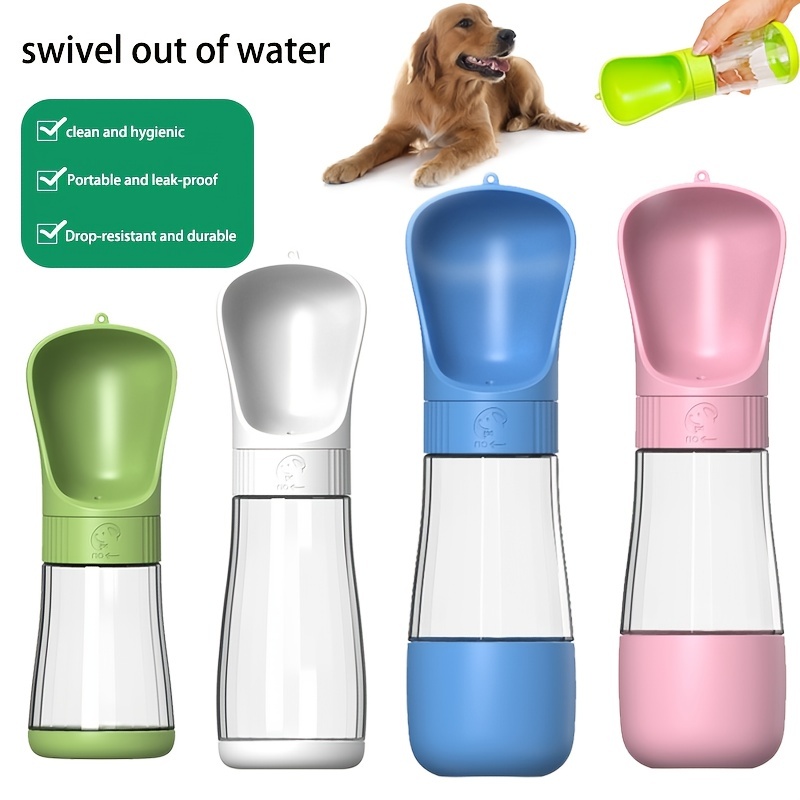 Bebedero Perro Portatil Bebedero Portatil Perro Botella de Agua de Viaje  para Perros Botella de Agua para Perro con Cuenco Pink,250ml : :  Productos para mascotas