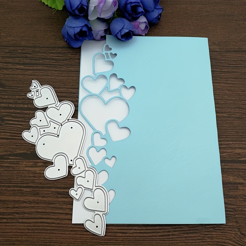 

1pc Heart Lace Edge Frame Metal Cutting Dies Stencils For Diy Scrapbooking Decorative Embossing Handcraft Die Cutting Template