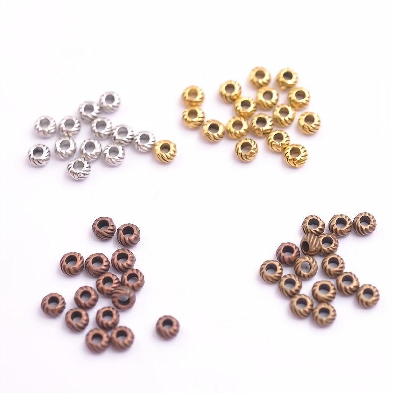 Vintage Silvery Cross Beads Zinc Alloy Loose Beads For Diy - Temu