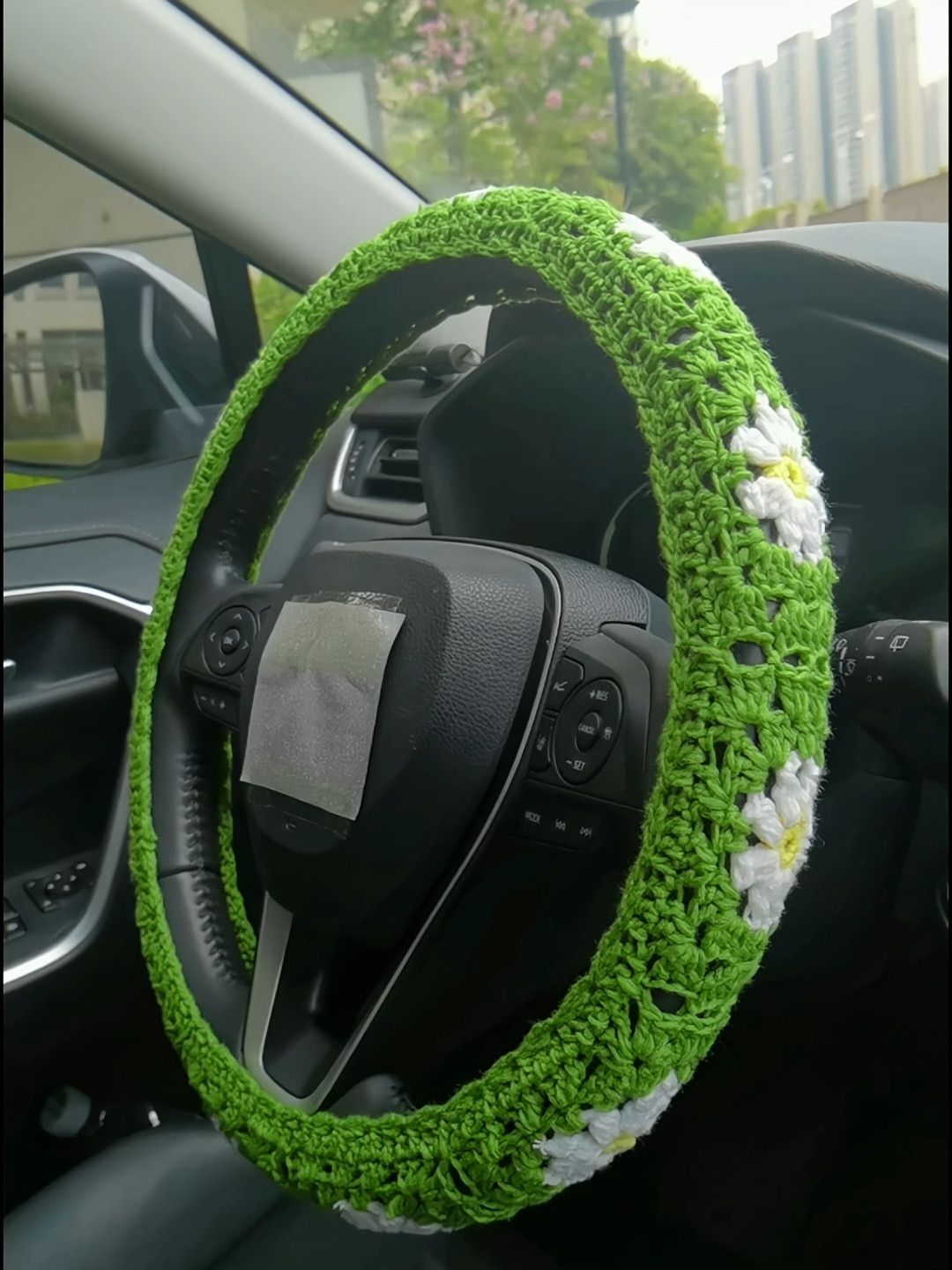 Handmade Crochet Steering Wheel Cover For Women Girl Cute - Temu