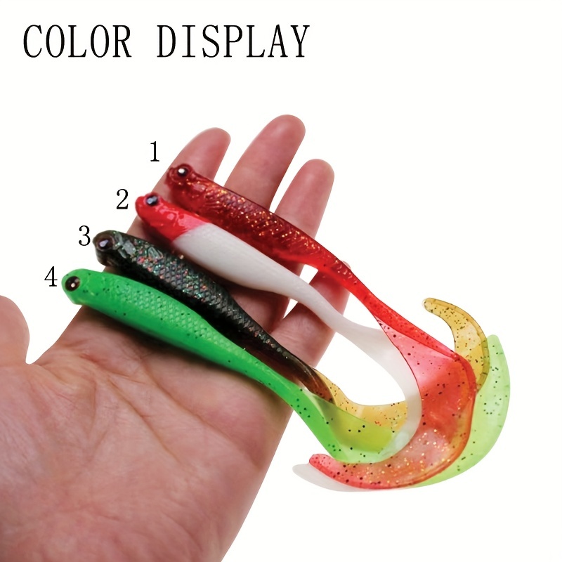 3d Eyes Soft Fishing Lure Artificial Silicone Bait Carp - Temu