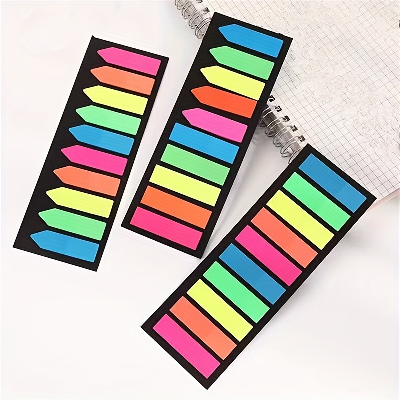 Office Supplies Sticky Notes Divider Sticky Notes Tabs - Temu
