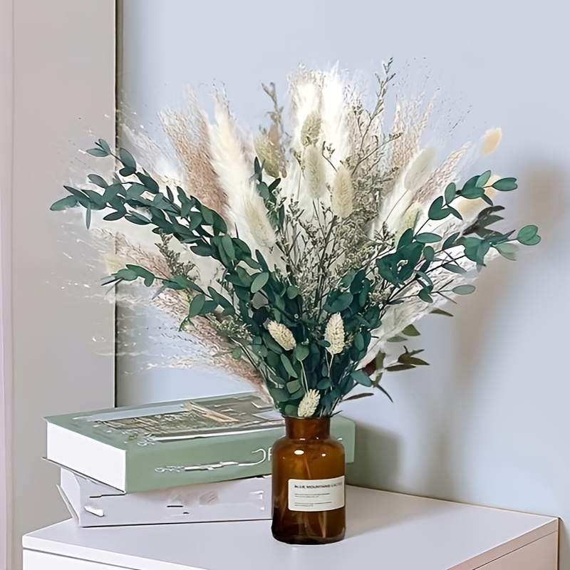 Corona con flors seca y preservada otoñal -Trencadissa Art floral
