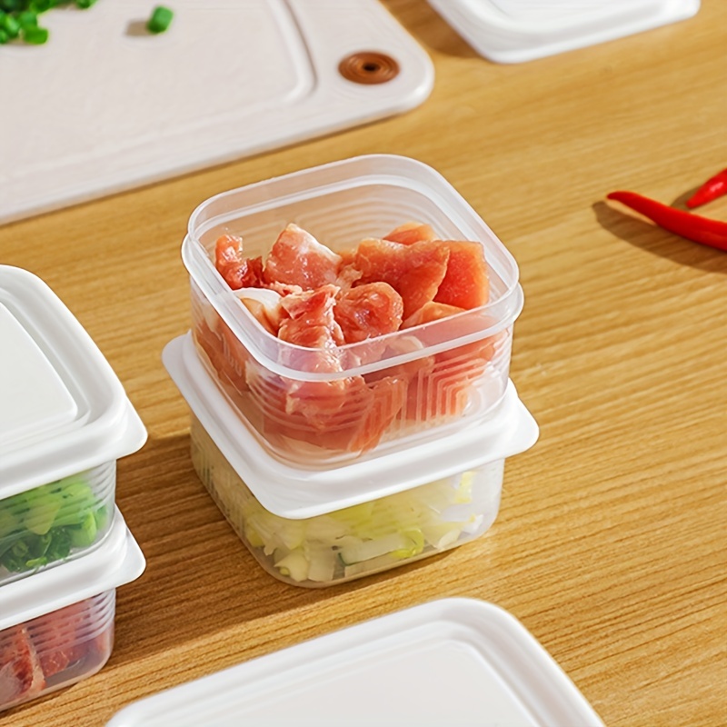 1pc Refrigerator Meat Freezing Compartment Box, Freeze Storage Box,Special  Small Microwave Oven Heating Fresh-keeping Box, Sub-packaging Box, Fruit  Vegetable Crisper, Meat Eggs Ginger Garlic GreenOnion Food Storage  Containers, Home Kitchen Utensil