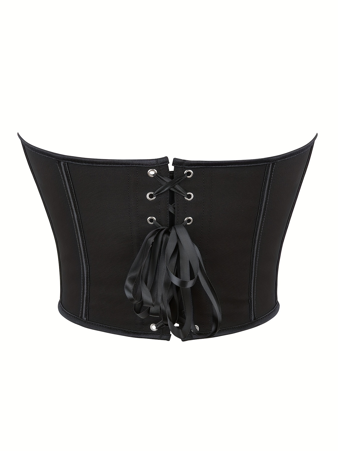 CC- Sim Detail Support Strapless Bustier C19014 Black