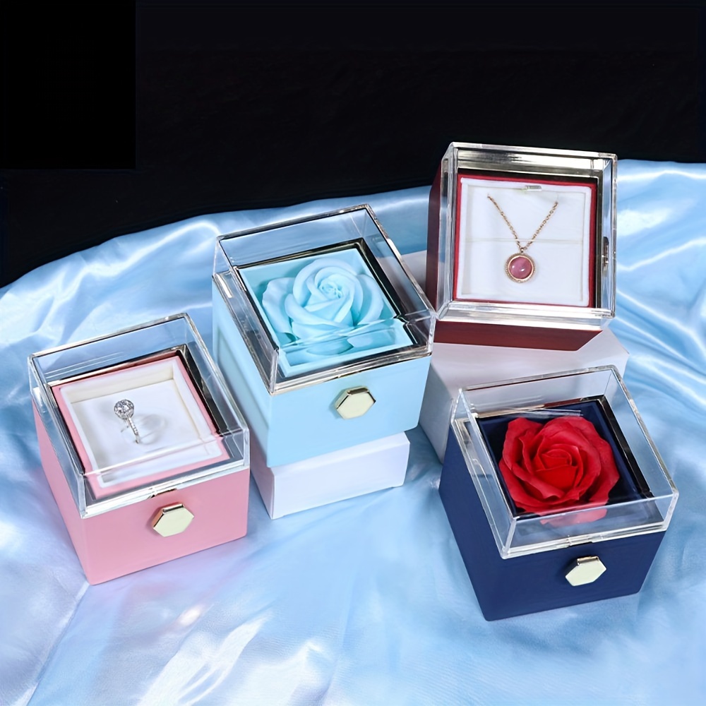 Pastel Jewelry Boxes, Flower Bow Tie Boxes
