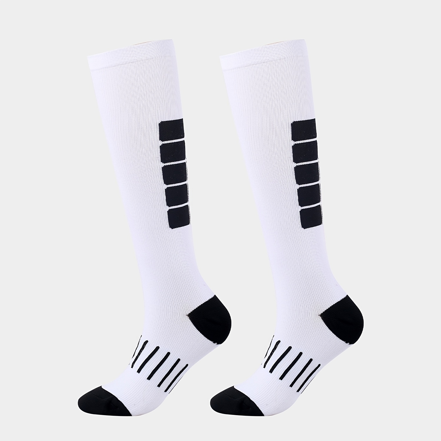 High Performance Compression Socks for Men - Colorful Stripes