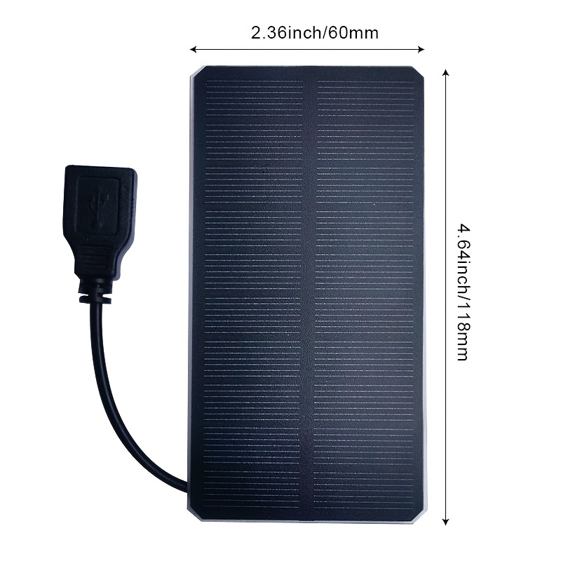 Cargador Panel Solar Portátil Plegable Exteriores, Kit Panel Solar Completo  10000mah, 5v, Cargador Solar Teléfono Móvil Aire Libre - Automotriz - Temu