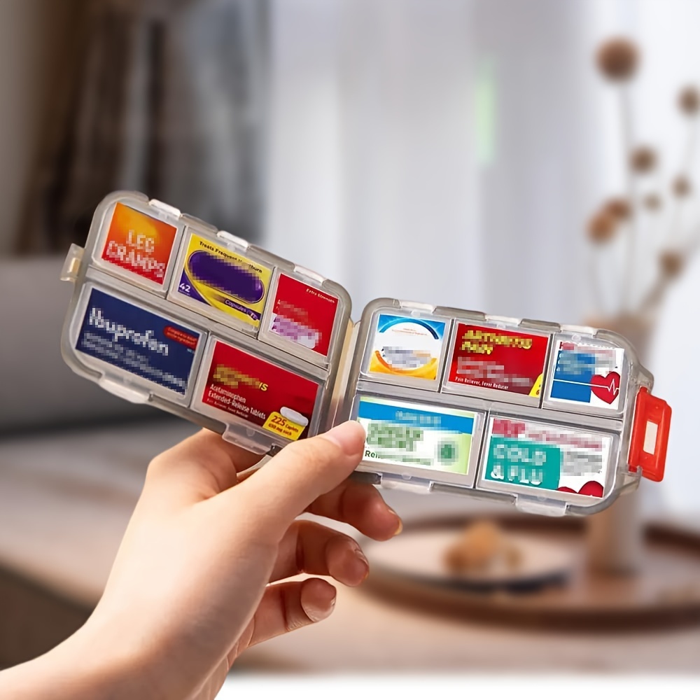 Diy Pocket Pharmacy Medicine Labels Travel Daily Pill - Temu Germany
