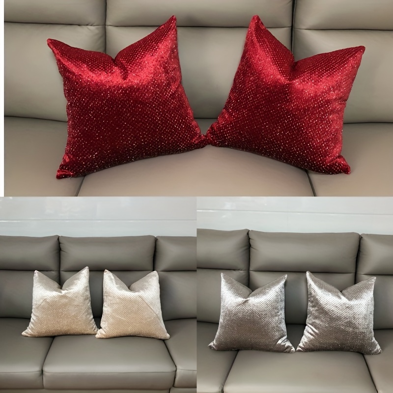 Colorful Lumbar Pillows For Couch - Velvet Throw Pillows