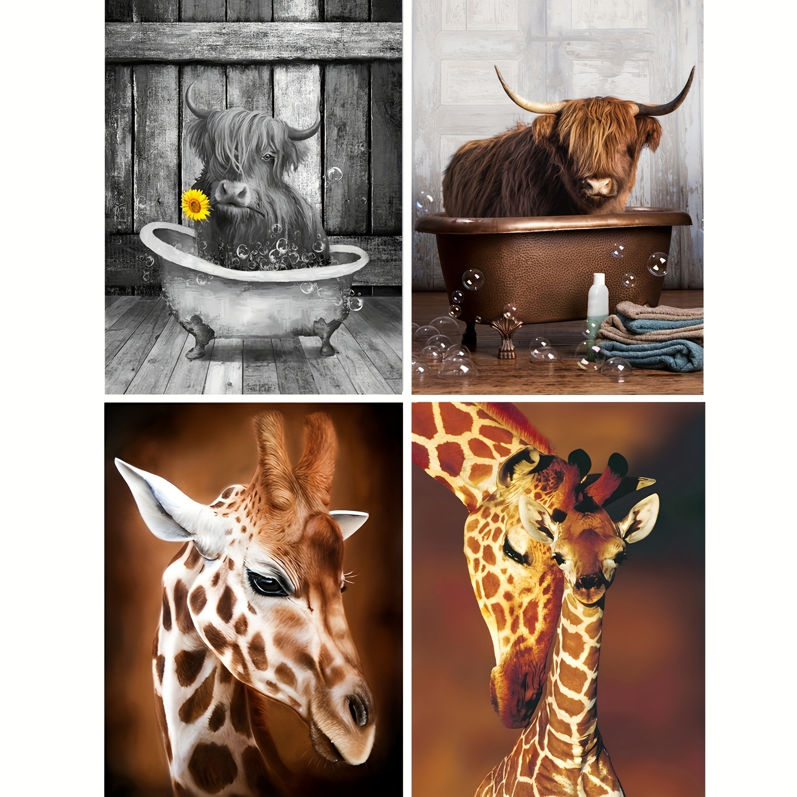 Giraffe Artificial Diamond Painting Tool Adults 5d Diy - Temu