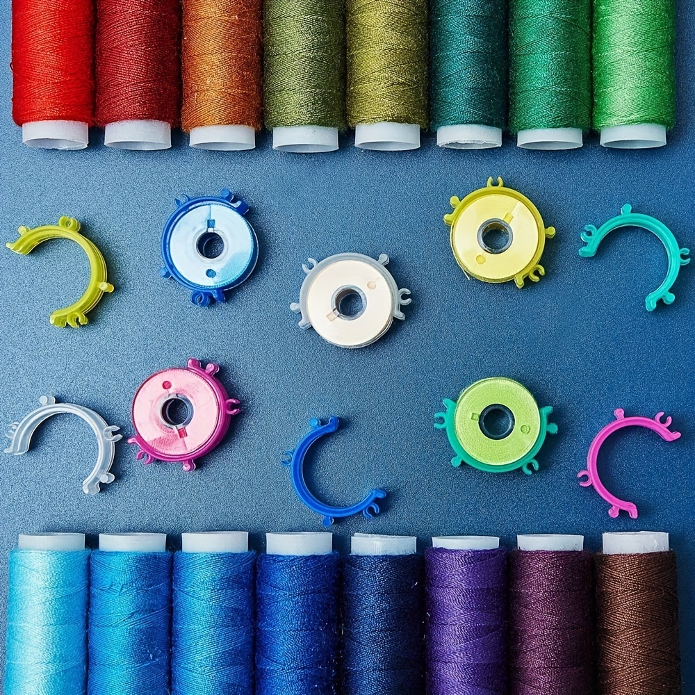 Transparent Sewing Thread Spools Clips Thread Spools Clips - Temu