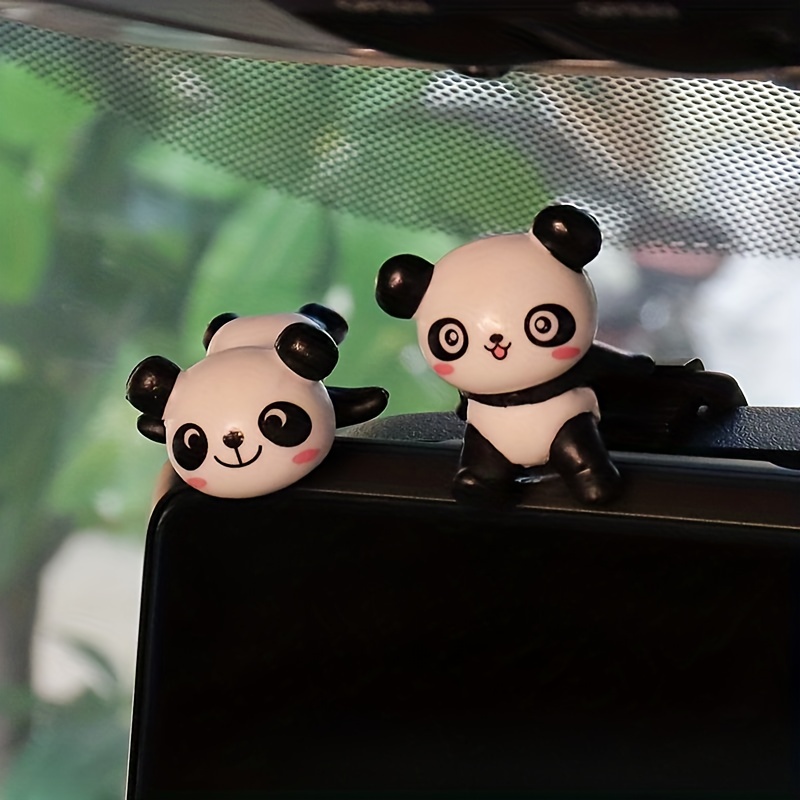 Niedliche Auto-Armaturenbrett-Figuren, Panda-Auto-Armaturenbrett
