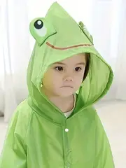 cute cartoon animal raincoat for kids waterproof and stylish ideal for height 90 130 cm details 16