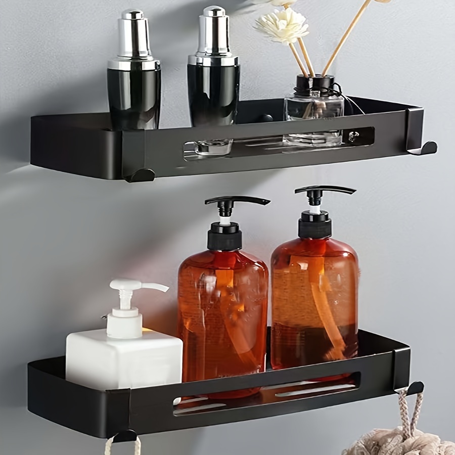 Hanging Bathroom Storage Rack, Black Stainless Steel Shower Tray With Soap  Holder, Bathroom Caddy Organizer, Shower Caddy Basket, Bathroom Accessories  - Temu